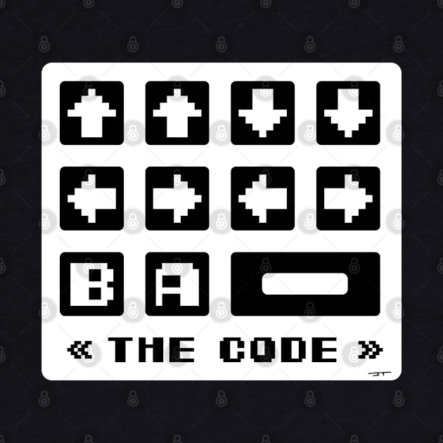 contra code (white/black) by bald artist designs